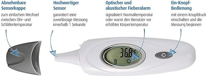 Productafbeelding Reer Huidtemp 3in1 (Auriculair)