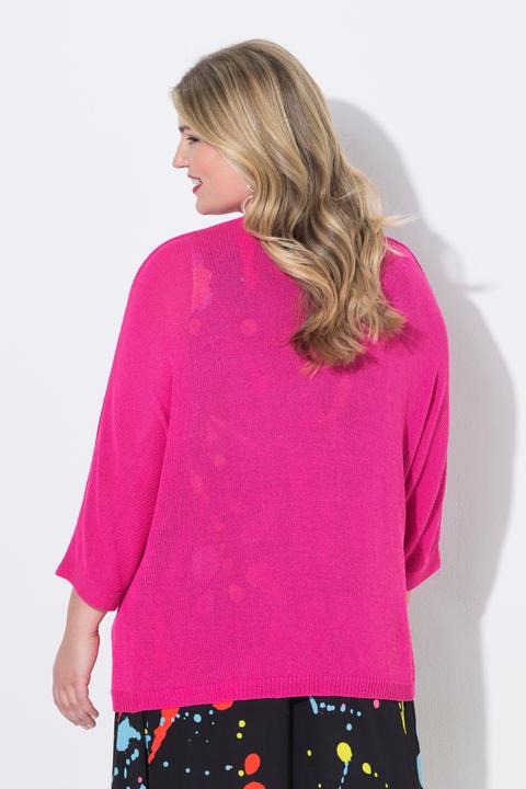 Produktbild Miamoda Strickjacke, offene Passform, 3/4-Fledermaus-Ärmel (46, 48)