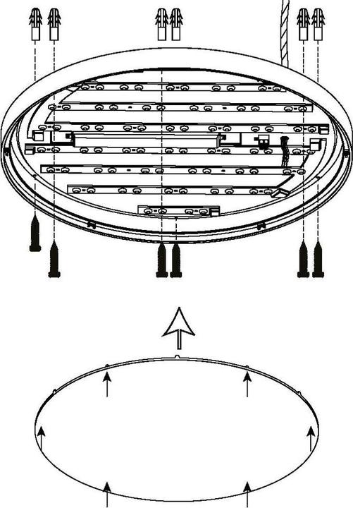 Image du produit EGLO Plafonnier ZUBIETA-A 36 W, blanc (3700 lm)