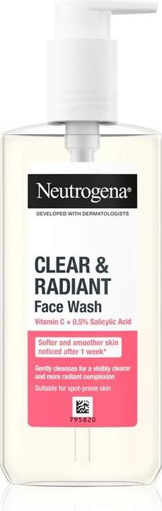 Neutrogena Clear & Radiant Face Wash (Cleansing gel, 200 ml)