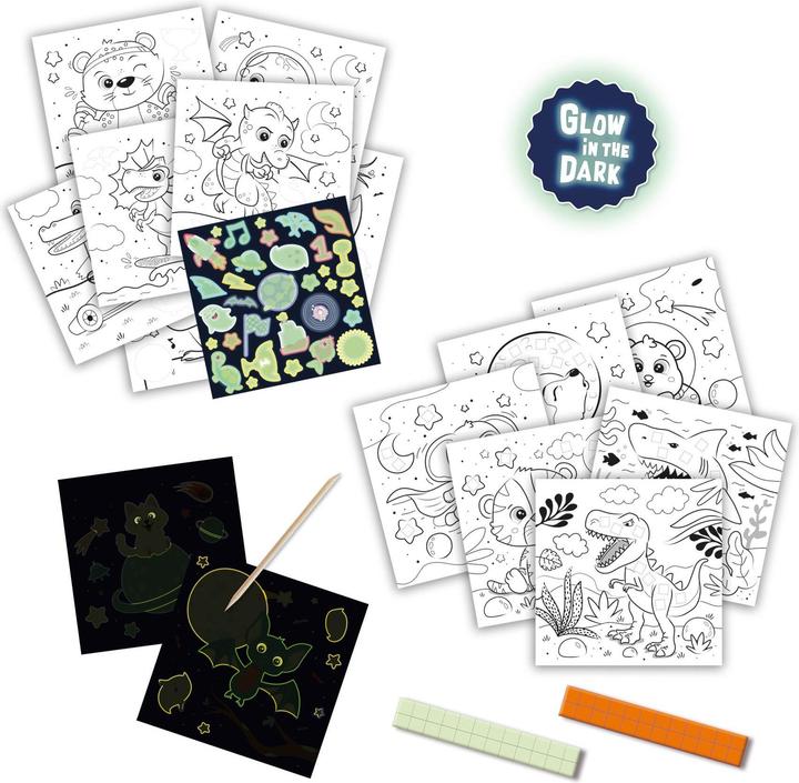 Produktbild Ses Creative Malbuch Activity 3 in 1 Glow in the Dark