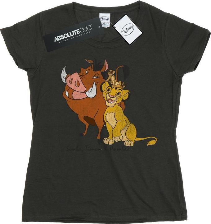 Disney Classic Simba Timon And Pumbaa TShirt (XS)