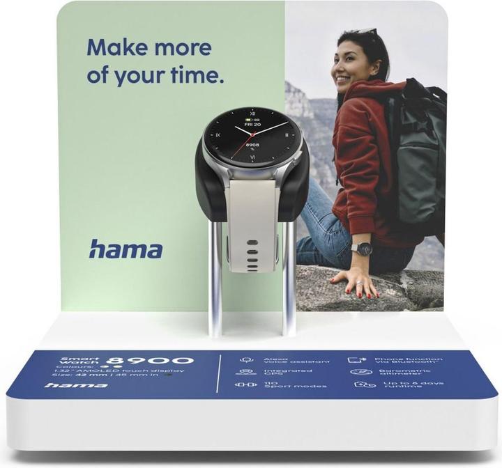 Produktbild Hama Smart Watch 8900 Test Module Silver 18x18cm Engels (73297957)