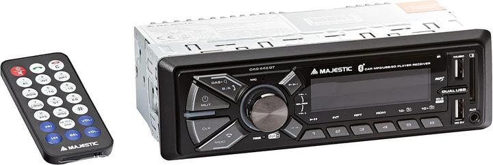 Image du produit Majestic Nouveau DAB-442 BT Car Media Receiver Black 180 W Bluetooth