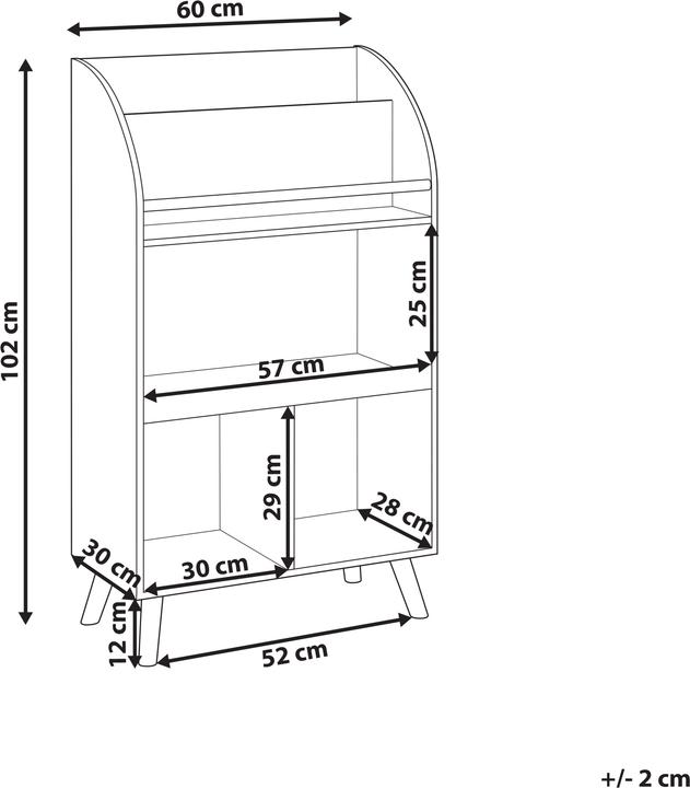 Produktbild Beliani Liloet (60 x 30 x 102 cm)