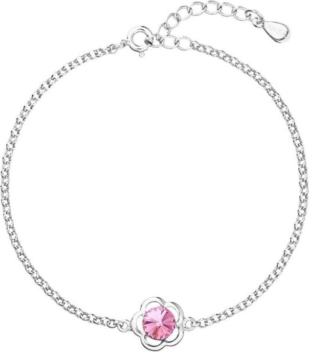 Immagine prodotto Evolution Group Bracciale in argento con cristallo Swarovski 33117.3 Rose (L)