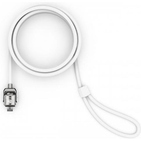 Thumbnail - Maclocks Universal Keyed Cable Lock with 3M Plate - White, Notebook Security, Weiss