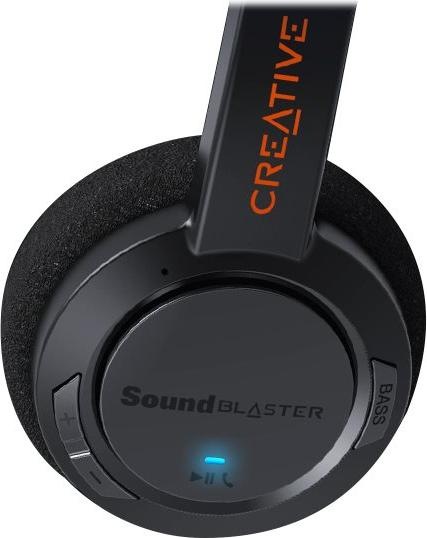 Image du produit Creative SOUND BLASTER JAM V2 Casque d'écoute sans fil Bluetooth noir (ANC, 22 h, Sans fil)