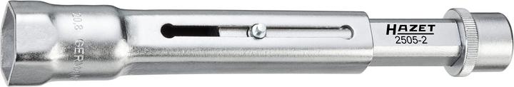 Produktbild HAZET Zündkerzen-Schlüssel 2505-2 ∙ Vierkant10 mm (3/8 Zoll) ∙ Aussen Sechskant Profil ∙ 20.8 mm ∙ 1…