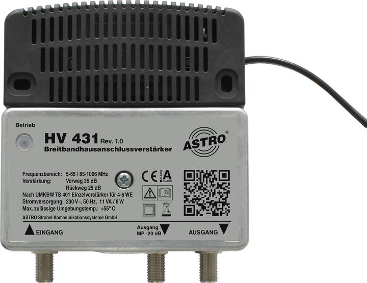 Astro HV 431 (Amplificatore)