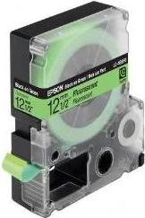 Actual product image Epson Label Cassette Lk-4gbf (1.20 cm, Black)