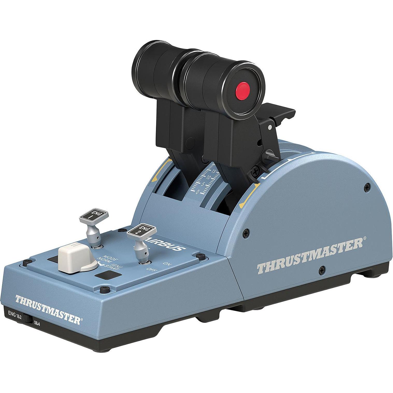 Thrustmaster TCA Quadrant Airbus Edition (PC), Gaming Controller, Blau, Schwarz