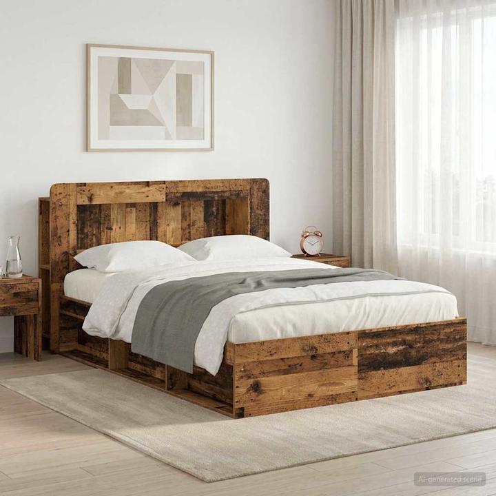 Actual product image vidaXL Bettrahmen (135 x 190 cm)