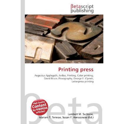 Printing press, Fachbücher