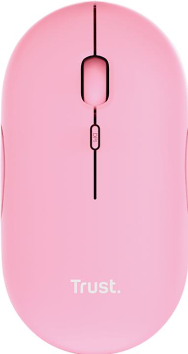 Actual product image Trust Mouse Puck Rechargeable Pink (Wireless)