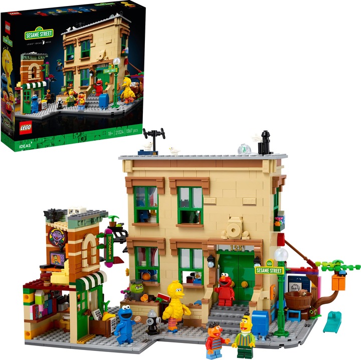 Actual product image LEGO 123 Sesame Street (21324, LEGO Ideas, LEGO Rare Sets)
