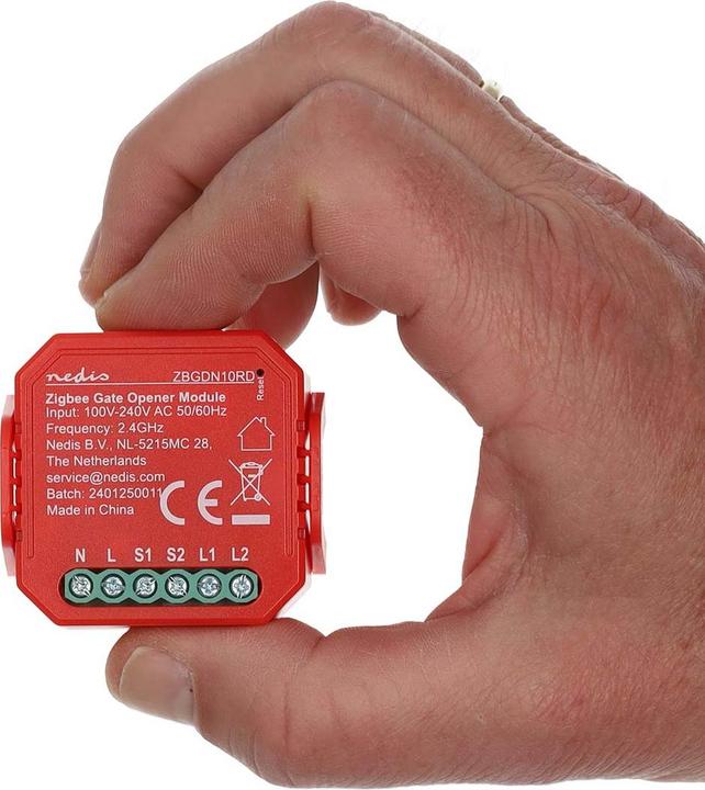 Actual product image Nedis SmartLife Power Switch | Zigbee 3.0 | 2.5 W | Terminal connection | App available for: Android™