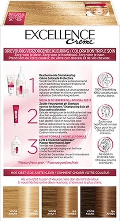 Image du produit L'Oréal Paris Excellence Crème colorante pour cheveux 9.3 Very Light Golden Blonde (9.3 very light golden blonde)