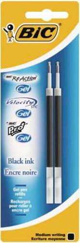 Produktbild Bic Gel Roller Refill schwarz (2x)