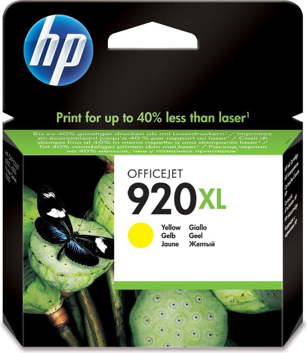 Image du produit HP CD974AE 920XL Cartouche d'encre jaune 700 pages ISO/IEC 24711 8ml jaune OfficeJet 6000 (Y)
