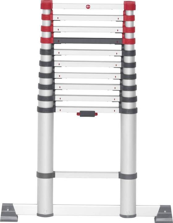 Image du produit Hailo FlexLine, échelle télescopique de sécurité en aluminium, 11nombre de barreaux (Échelle simple, 99 cm)