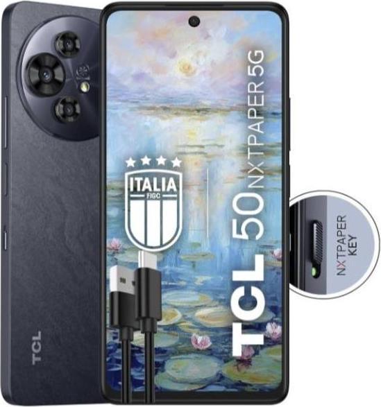 Productafbeelding TCL 50 NxtPaper (256 GB, Maan grijs, 6.78", SIM + eSIM, 5G)