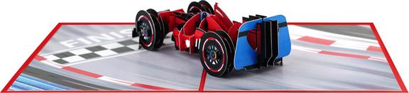 Actual product image MU Classic 3D Pop-Up Grusskarte Formel 1 Rennwagen (1 pcs.)