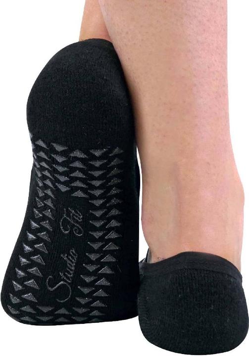Produktbild Sock Snob 2er Pack Baumwolle Yoga Socken Füsslinge Unsichtbare mit Antirutsch ABS (37 - 42)