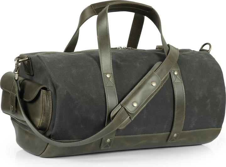 Only-Bags.Store Handgefertigte Weekender-Tasche aus feinstem Leder, hochwertige, strapazierfähige Reisetasche aus