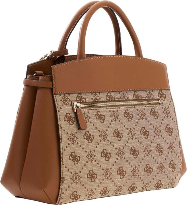 Actual product image Guess Melinda Logo Tri Compartment Satchel