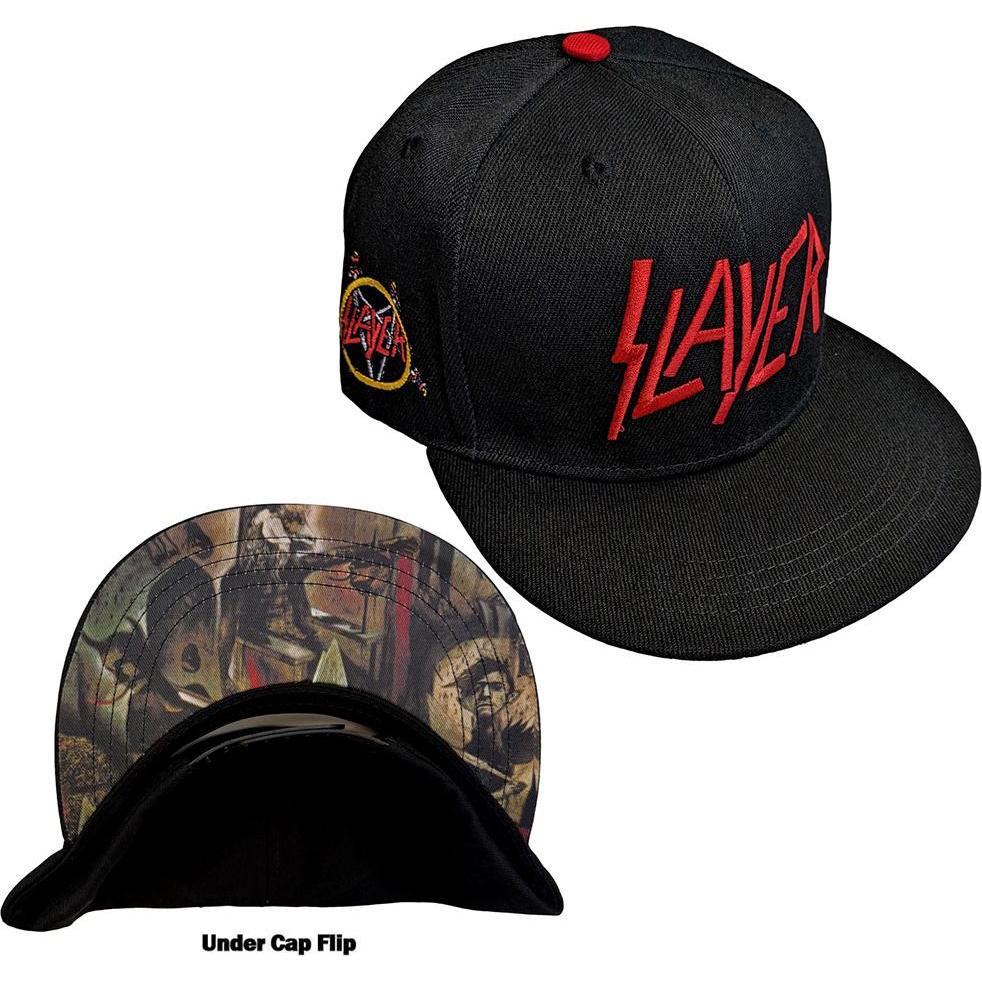 Slayer, Cappellino, Logo Snapback Cap, Nero