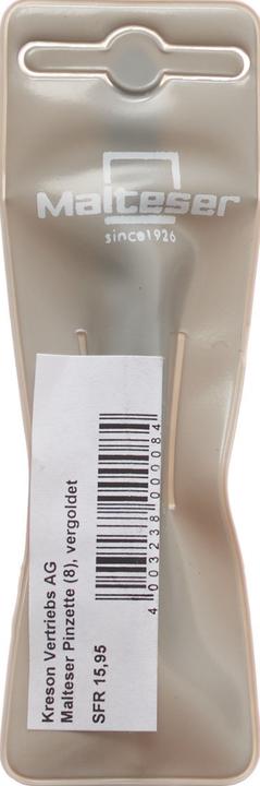 Immagine prodotto Malteser Pinzetta inclinata 9 cm No 8 Gold
