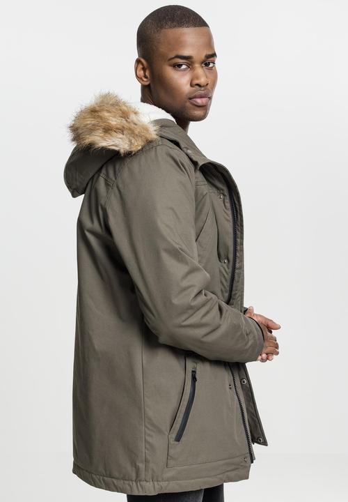 Produktbild Urban Classics Heavy Cotton Imitation Fur Parka (L)