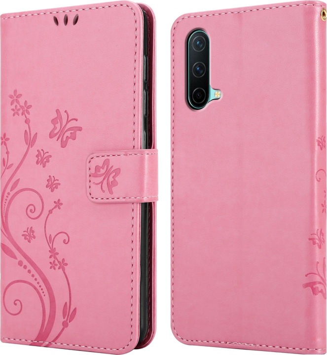 Produktbild Cadorabo Flower Book Hülle (OnePlus Nord CE 5G)