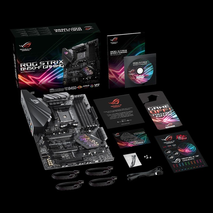 Image du produit ASUS ROG Strix B450-F Jeux (AM4, AMD B450, ATX)