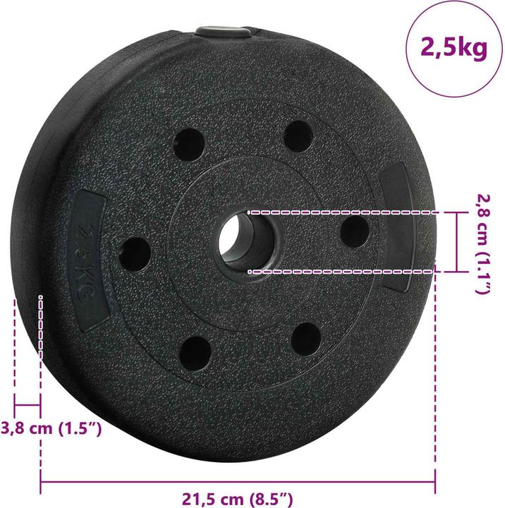 Produktbild vidaXL Hantelset