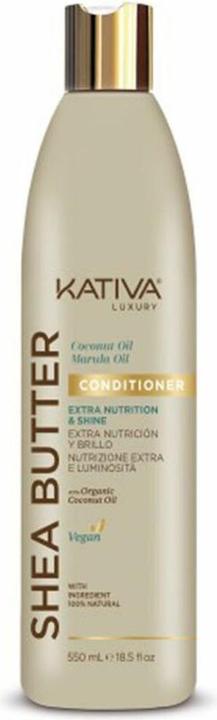 Kativa Shea Butter Coconut y Marula Oil Conditioner 550ml (550 ml)