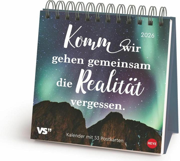 Produktbild Visual Statements Premium-Postkartenkalender 2026 (16.5 x 17.7 cm)