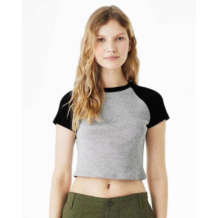 Produktbild Bella Canvas Micro Rib Raglan Baby Tee (S)