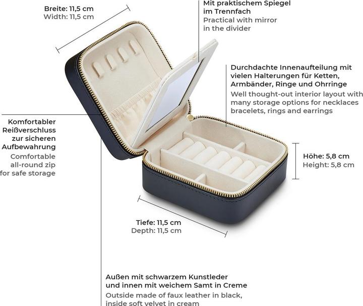 Immagine prodotto Glanzstücke München Donna in ecopelle nera