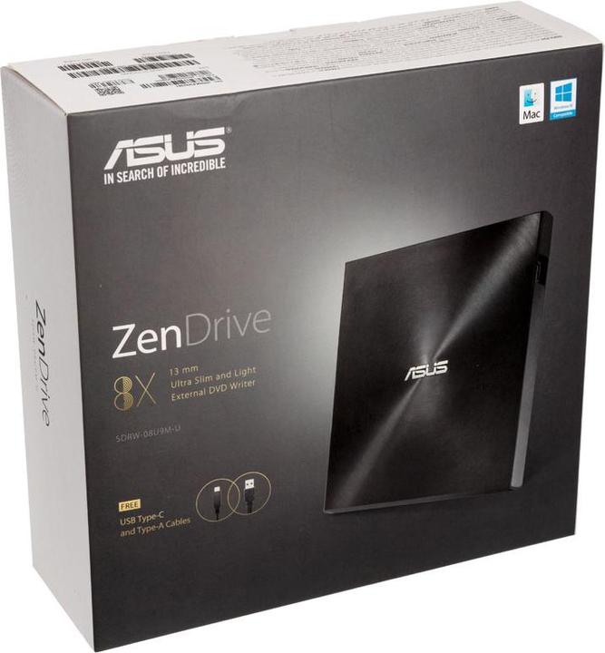 Actual product image ASUS ZenDrive U9M (DVD drive, CD burner, CD drive, DVD writer)