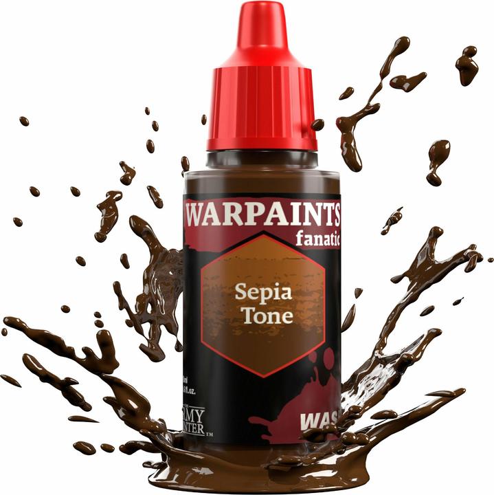Produktbild The Army Painter Wash Warpaints Fanatic Wash: Sepia Tone 18 ml (Sepia Tone, 18 ml)