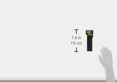 Actual product image Onguard bicycle lock Heavy Duty Link Plate Lock K9 folding 8114 100cm 5 keys with code (ONG-8114) (112.50 cm)