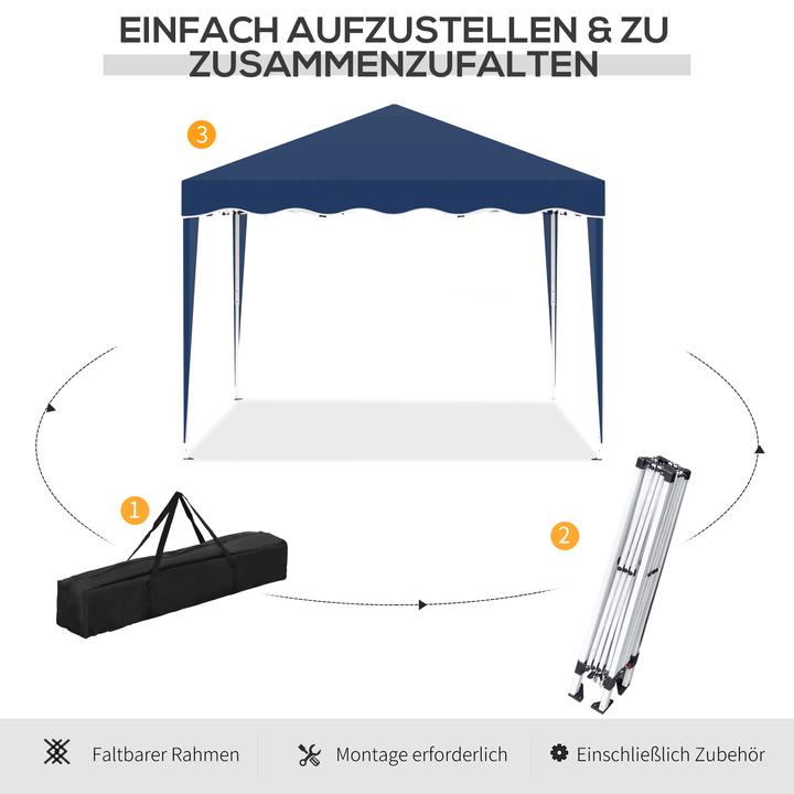 Actual product image Outsunny Folding pavilion with carrier bag (295 cm, 295 cm)
