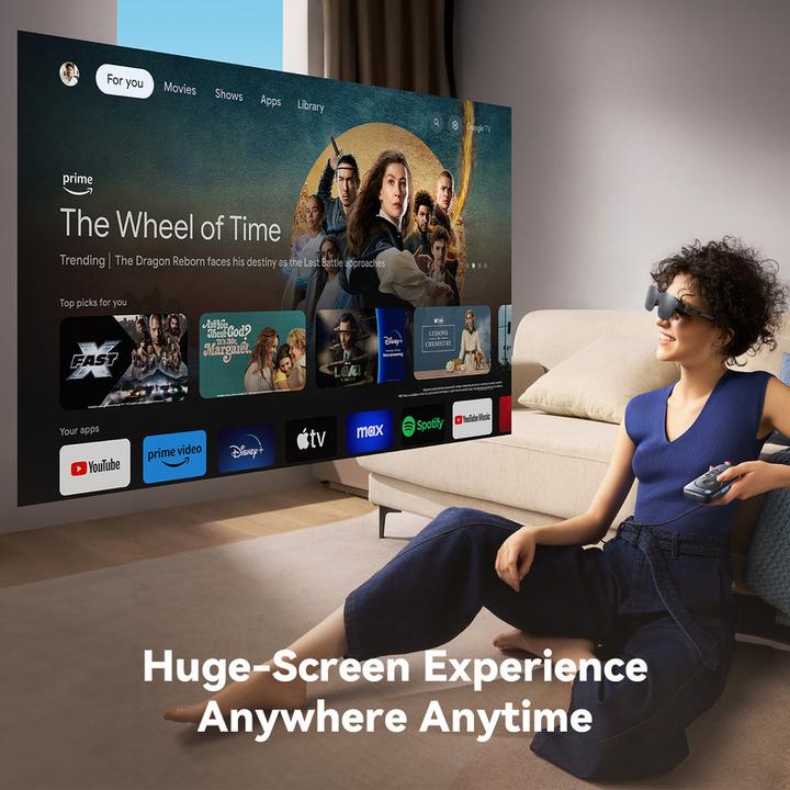 Productafbeelding RayNeo Pocket TV-accessoire voor Air 2 Uitgebreide inhoudsbibliotheek onderweg, ondersteund door Google TV