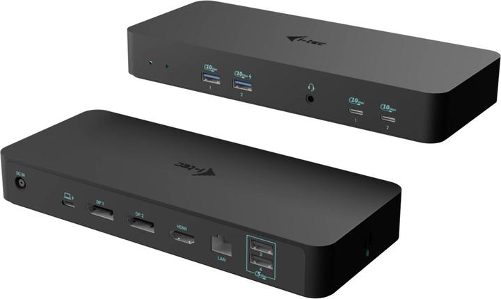 Produktbild i-tec USB-C Intelligent Triple DS+PD 100, USB-C (USB-C, 7 Ports)