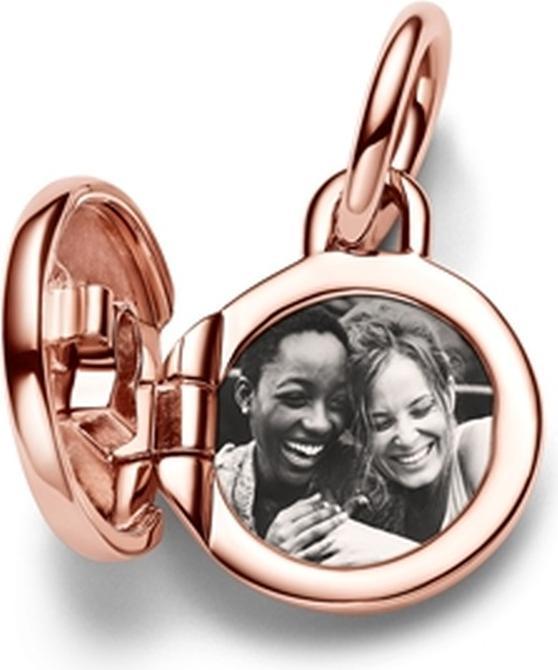 Immagine prodotto Pandora Ciondolo con cerniera e incisione Charm d'amore (Metallo, placcato oro rosa)