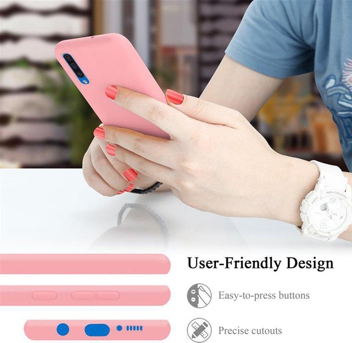 Actual product image Cadorabo TPU Liquid Silicone Case Cover (Samsung Galaxy A30s, Samsung Galaxy A50s)