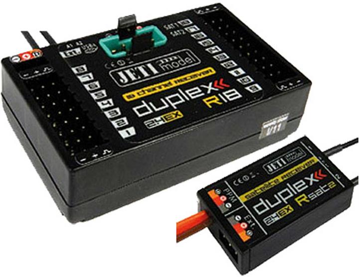 Jeti Empfänger R18 + Rsat2 2.4EX duplex (8595245908577)