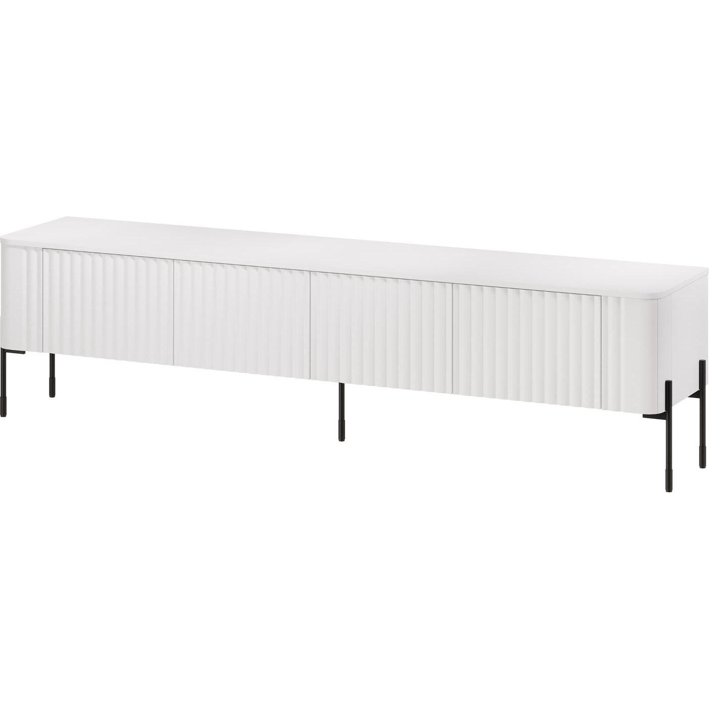 Cama, Mobile TV, VERA TV cabinet 190x40x50 matt white (190 x 40 x 50 cm)